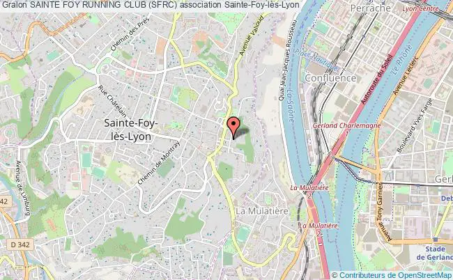 plan association Sainte Foy Running Club (sfrc) Sainte-Foy-lès-Lyon