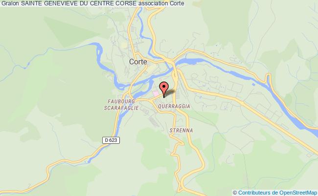 plan association Sainte Genevieve Du Centre Corse Corte