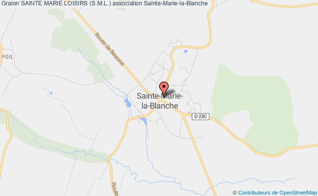 plan association Sainte Marie Loisirs (s.m.l.) Sainte-Marie-la-Blanche