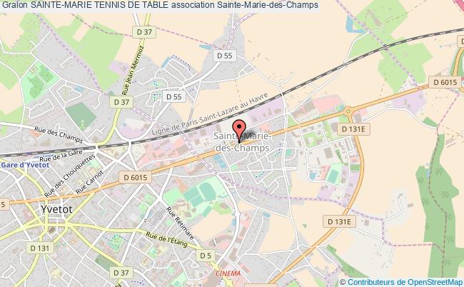 plan association Sainte-marie Tennis De Table Sainte-Marie-des-Champs