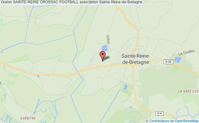 plan association Sainte-reine Crossac Football Sainte-Reine-de-Bretagne