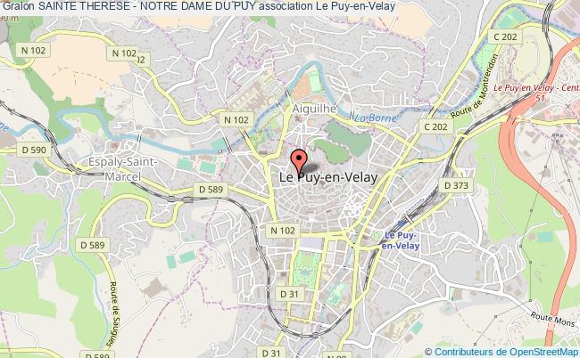 plan association Sainte Therese - Notre Dame Du Puy Le Puy-en-Velay