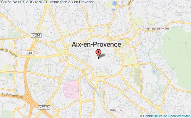 plan association Saints Archanges Aix-en-Provence