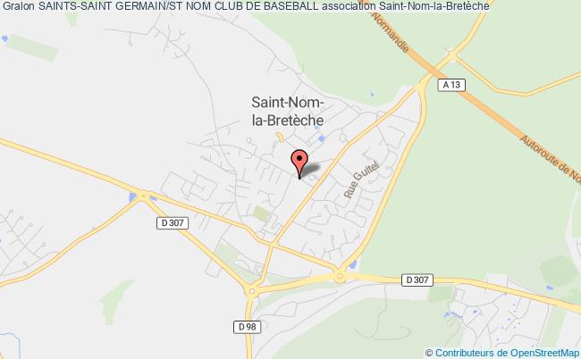 plan association Saints-saint Germain/st Nom Club De Baseball Saint-Nom-la-Bretèche