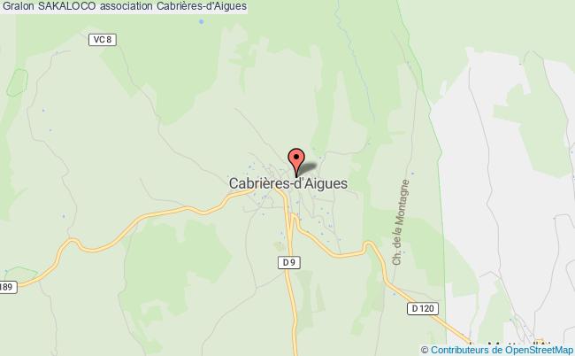 plan association Sakaloco Cabrières-d'Aigues