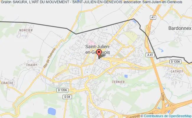 plan association Sakura, L'art Du Mouvement - Saint-julien-en-genevois Saint-Julien-en-Genevois