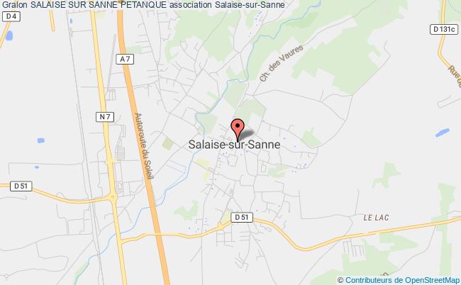 plan association Salaise Sur Sanne Petanque Salaise-sur-Sanne