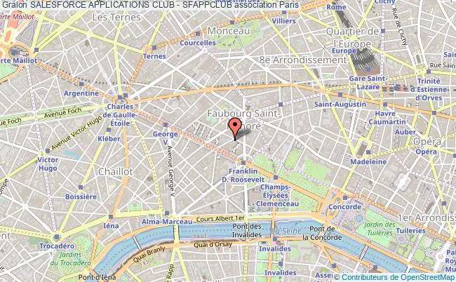 plan association Salesforce Applications Club - Sfappclub Paris