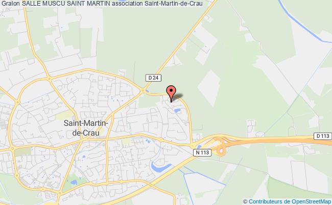 plan association Salle Muscu Saint Martin Saint-Martin-de-Crau