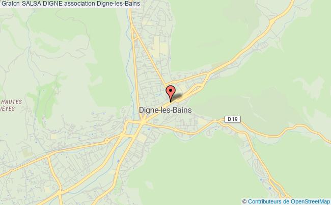 plan association Sals'a Digne Digne-les-Bains