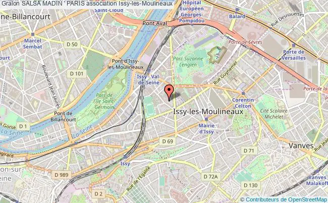 plan association Salsa Madin ' Paris Issy-les-Moulineaux