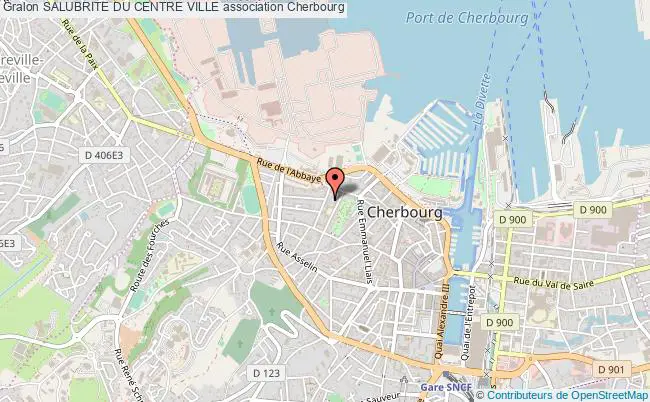 plan association Salubrite Du Centre Ville Cherbourg-Octeville