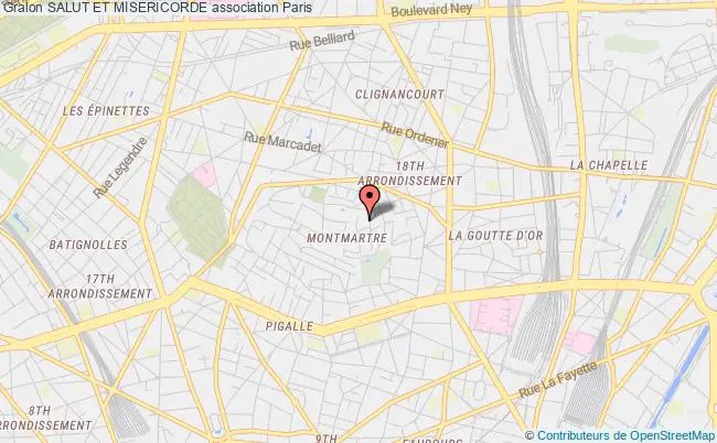 plan association Salut Et Misericorde Paris