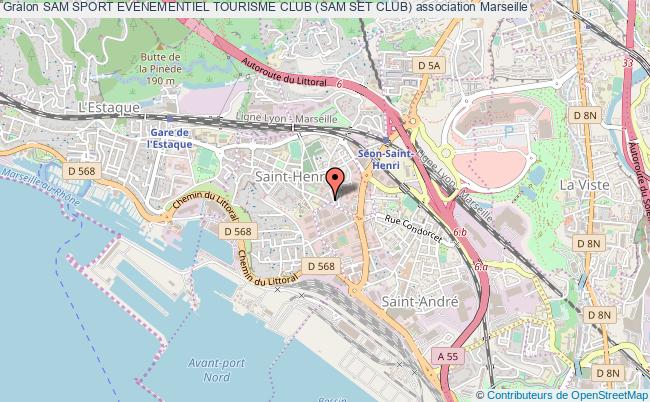 plan association Sam Sport Evenementiel Tourisme Club (sam Set Club) Marseille