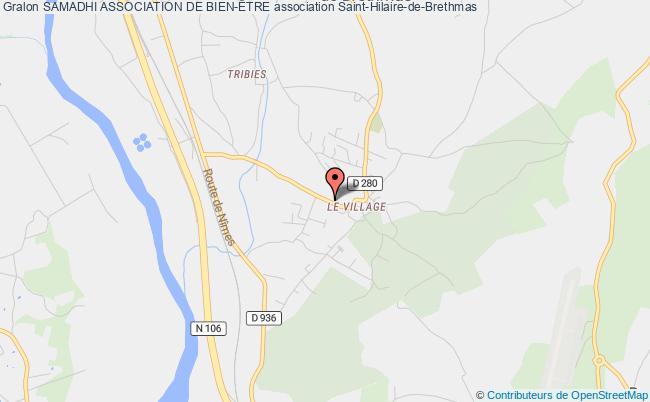 plan association Samadhi Association De Bien-Être Saint-Hilaire-de-Brethmas