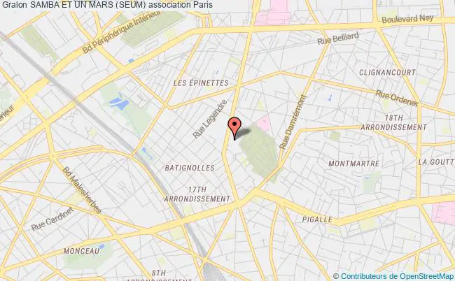 plan association Samba Et Un Mars (seum) Paris