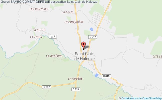 plan association Sambo Combat Defense Saint-Clair-de-Halouze