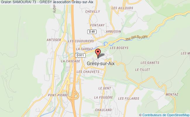 plan association Samourai 73 - Gresy Grésy-sur-Aix