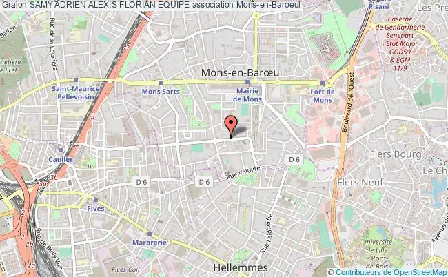plan association Samy Adrien Alexis Florian Equipe Mons-en-Baroeul