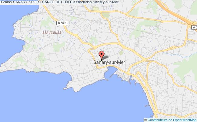 plan association Sanary Sport SantÉ DÉtente Sanary-sur-Mer