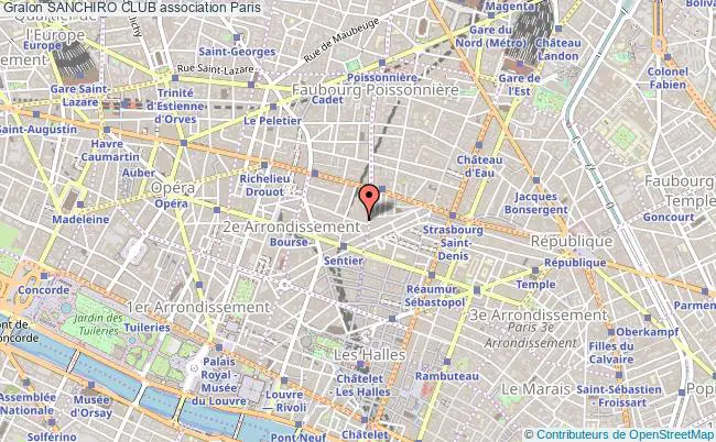 plan association Sanchiro Club Paris