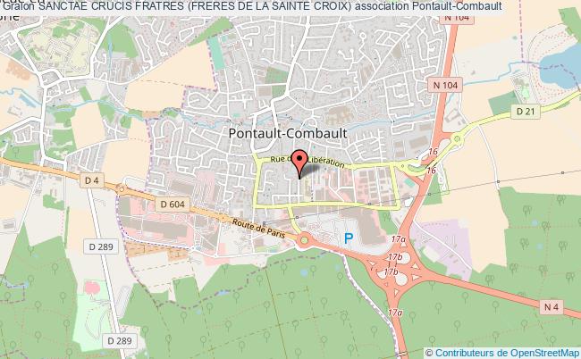 plan association Sanctae Crucis Fratres (freres De La Sainte Croix) Pontault-Combault