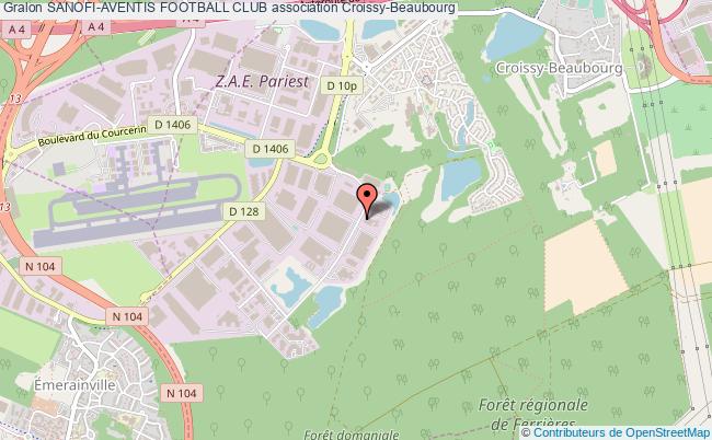 plan association Sanofi-aventis Football Club Croissy-Beaubourg