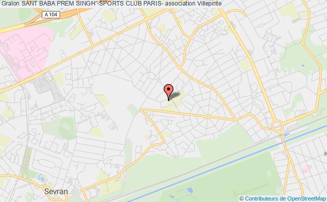 plan association Sant Baba Prem Singh -sports Club Paris- Villepinte