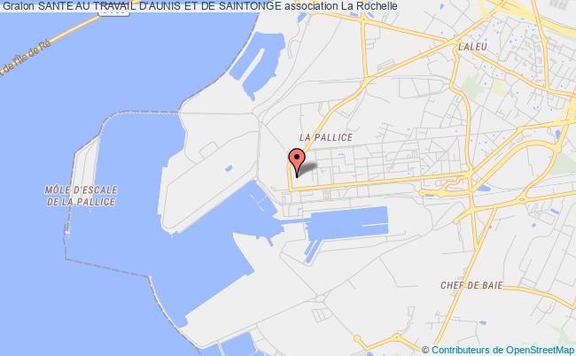 plan association Sante Au Travail D'aunis Et De Saintonge La Rochelle