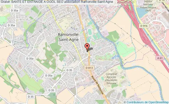 plan association Sante Et Entraide A Ogol Seo Ramonville-Saint-Agne