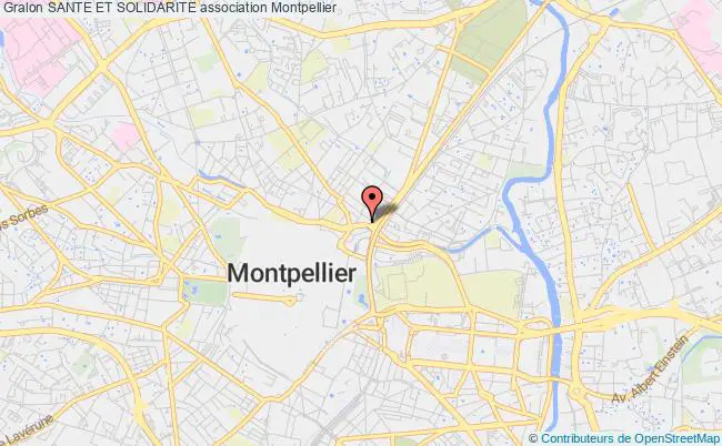plan association Sante Et Solidarite Montpellier