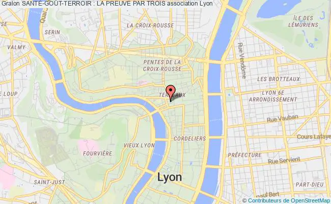 plan association SantÉ-goÛt-terroir : La Preuve Par Trois Lyon