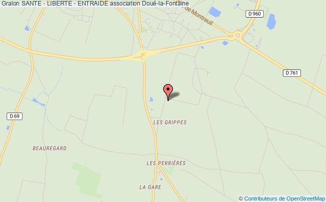 plan association Sante - Liberte - Entraide Doué-la-Fontaine