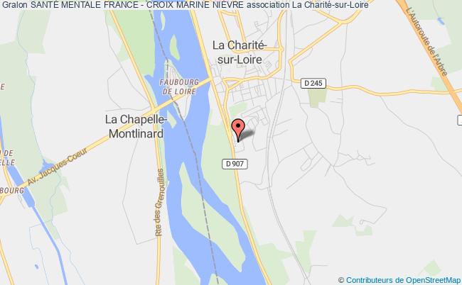 plan association SantÉ Mentale France - Croix Marine NiÈvre La Charité-sur-Loire cedex