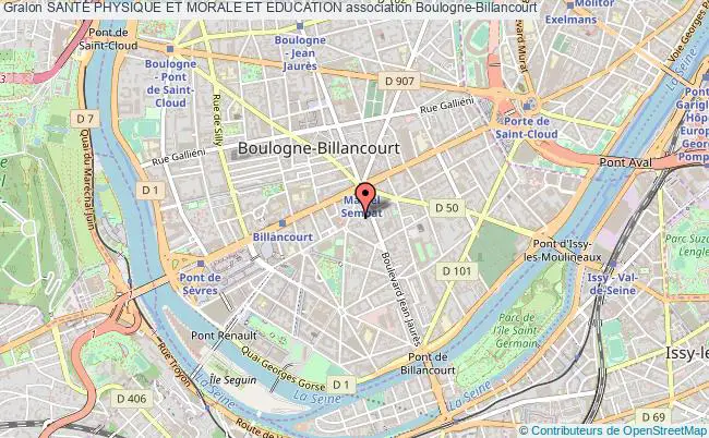 plan association Sante Physique Et Morale Et Education Boulogne-Billancourt