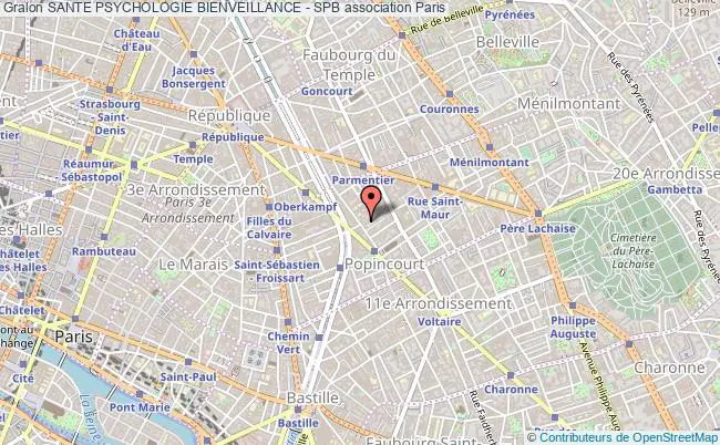 plan association Sante Psychologie Bienveillance - Spb Paris