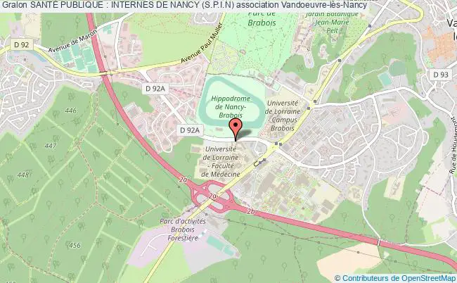 plan association SantÉ Publique : Internes De Nancy (s.p.i.n) Vandoeuvre-lès-Nancy
