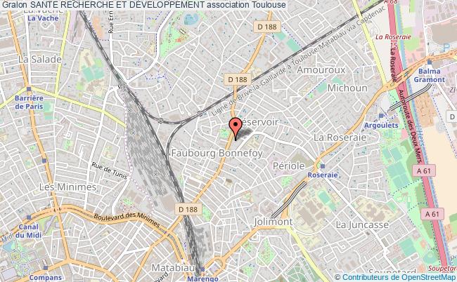 plan association Sante Recherche Et DÉveloppement Toulouse