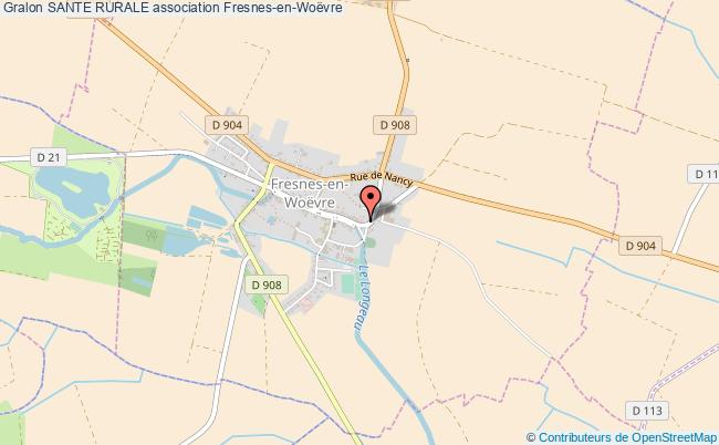 plan association Sante Rurale Fresnes-en-Woëvre