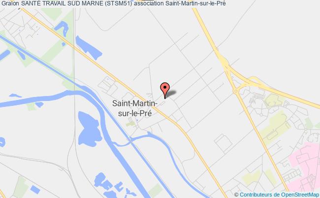 plan association SantÉ Travail Sud Marne (stsm51) Saint-Martin-sur-le-Pré