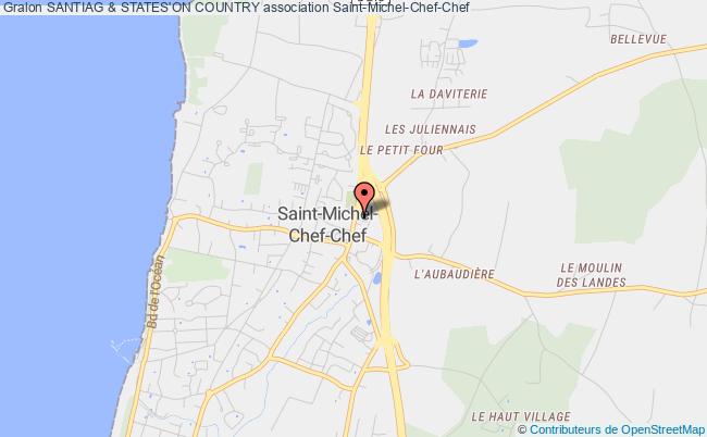 plan association Santiag & States'on Country Saint-Michel-Chef-Chef