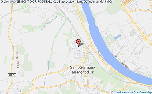 plan association SaÔne Mont D'or Football Club Saint-Germain-au-Mont-d'Or