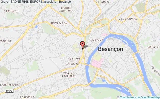 plan association Saone-rhin Europe Besançon