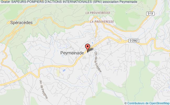 plan association Sapeurs-pompiers D'actions Internationales (spai) Peymeinade