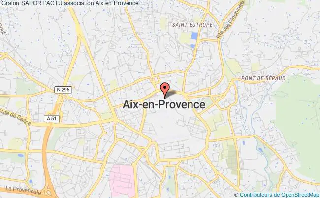 plan association Saport'actu Aix-en-Provence