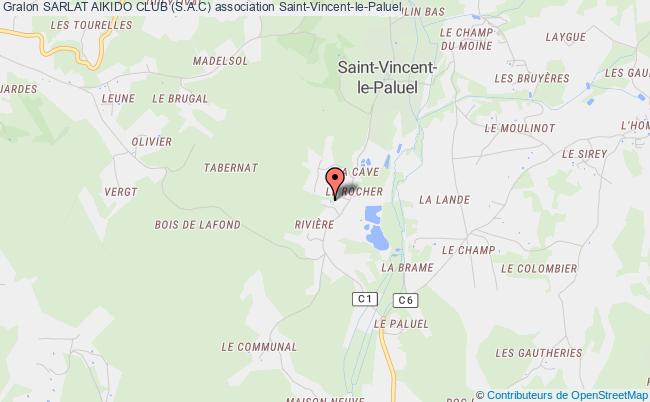 plan association Sarlat Aikido Club (s.a.c) Saint-Vincent-le-Paluel