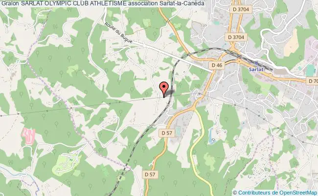 plan association Sarlat Olympic Club Athletisme Sarlat-la-Canéda