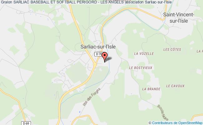 plan association Sarliac Baseball Et Softball Perigord - Les Angels Sarliac-sur-l'Isle