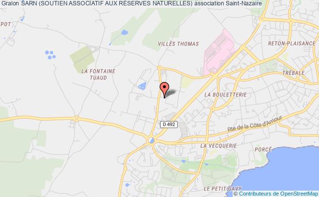 plan association Sarn (soutien Associatif Aux RÉserves Naturelles) Saint-Nazaire