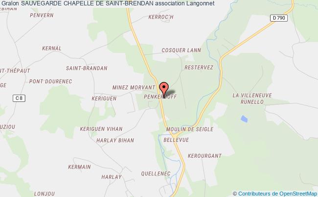 plan association Sauvegarde Chapelle De Saint-brendan Langonnet
